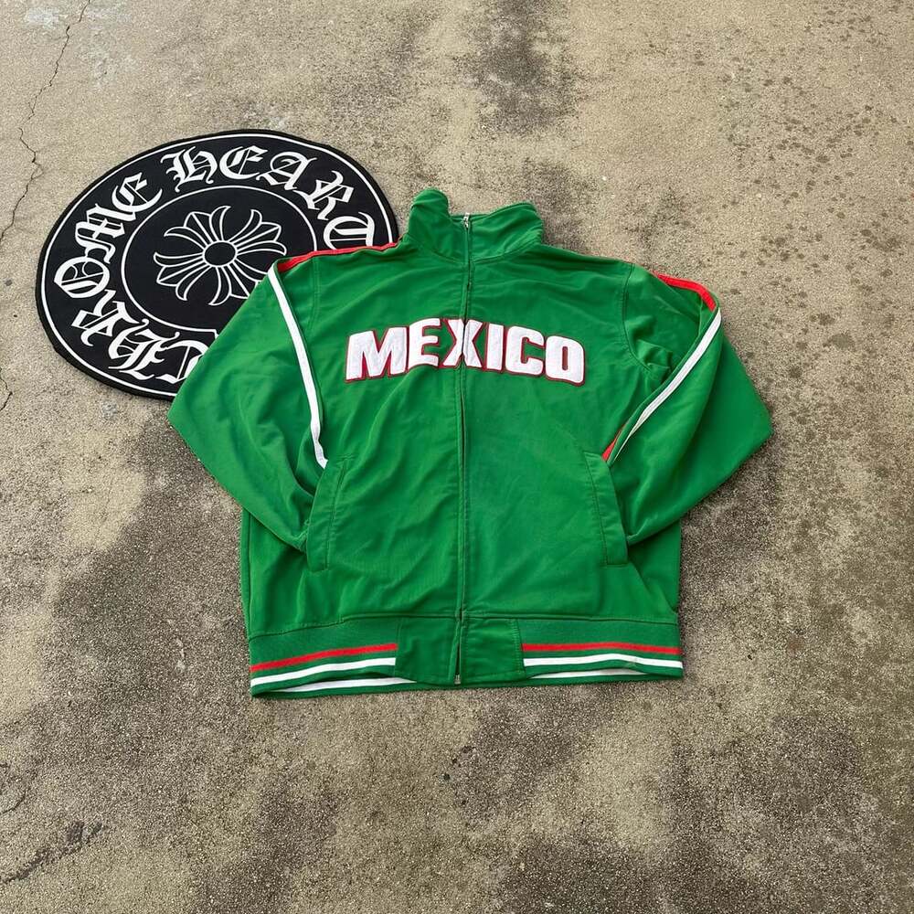 Urban Victorious Mexico Track Jacket Size L Green